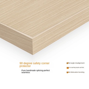 Kustom tidak dicat kayu padat komposit Interior pintu pra-hung Flush kamar tidur sekolah dan kantor Set pintu - Product Image 6