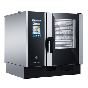 Cpvkry Thương Mại 4-Khay Thép Không Gỉ Giá Thông Minh Điện Phổ Hơi Nước Lò Nướng Cho Bánh Sử Dụng Nướng Lò - Product Image 1