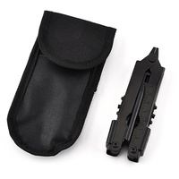 Pince multifonction pliable en acier inoxydable, tournevis, règle, stylo, outil de survie pour le camping et les activités de plein air