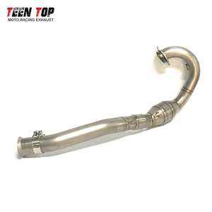 Collecteur d'Échappement de Moto Modifié TEENTOP <span class=keywords><strong>pour</strong></span> <span class=keywords><strong>KTM</strong></span> 690 SMC R/690 Enduro R Supermoto, Tuyau en Titane 2019~2024 - Product Image 2