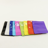 Sacs en Mylar avec fermeture éclair, finition mate, brillante ou holographique, impression de logo personnalisée