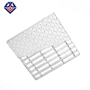 Used For Exterior Stair Treads Project Platform Walkways Hot-dip Galvanized Compound Steel Grating