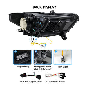 <span class=keywords><strong>Feux</strong></span> avant modifiés style carbone RSJ pour Ford <span class=keywords><strong>Mustang</strong></span> 2015-2017, 8000 lumens, 6500K, prise 12V, <span class=keywords><strong>feux</strong></span> <span class=keywords><strong>de</strong></span> <span class=keywords><strong>jour</strong></span> à LED - Product Image 5