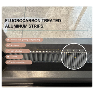 <span class=keywords><strong>Porte</strong></span> coulissante <span class=keywords><strong>pliante</strong></span> en aluminium personnalisée OUNA avec stores intégrés, fenêtres à <span class=keywords><strong>double</strong></span> vitrage, portes pliantes pour application extérieure - Product Image 5