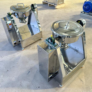 El mejor mezclador de tambor de comida de camarón Vertical de polvo seco de acero inoxidable industrial con motor DC/AC para aplicaciones químicas y plásticas - Product Image 5