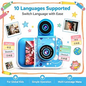 <span class=keywords><strong>กล้อง</strong></span><span class=keywords><strong>ถ่ายรูป</strong></span>เด็ก K20 พิมพ์ภาพทันที 180 °   <span class=keywords><strong>กล้อง</strong></span>ดิจิตอลสำหรับเด็ก หน้าจอ HD 2.4 นิ้ว ความละเอียด 48MP พร้อมฟังก์ชั่น<span class=keywords><strong>วาด</strong></span>ภาพด้วยดินสอสี - Product Image 6