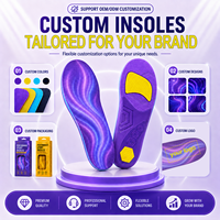 Semelles intérieures en mousse PU pour fournisseur OEM, super douces, légères, absorbant les chocs, confortables, respirantes, hautement élastiques, pour la course à pied