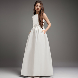<span class=keywords><strong>Robe</strong></span> de <span class=keywords><strong>demoiselle</strong></span> <span class=keywords><strong>d</strong></span>'<span class=keywords><strong>honneur</strong></span> <span class=keywords><strong>junior</strong></span> élégante sans manches pour adolescentes de 10 à 16 ans, style occidental, 6 couleurs, pour fête <span class=keywords><strong>d</strong></span>'anniversaire - Product Image 6
