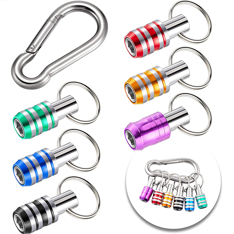 6 штук 1/4 дюйма шестигранный хвостовик брелок удлинитель отвертка биты держатель для большинства электрических