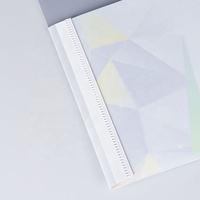 Porte-documents en plastique A4 A5 PP écologique à double poche avec logo personnalisé, organiseur de documents de bureau OEM