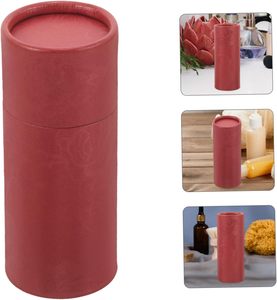 Boîte d'emballage cylindrique personnalisée de luxe pour cosmétiques, huiles essentielles et soins de la peau, en carton, avec finition mate - Product Image 2