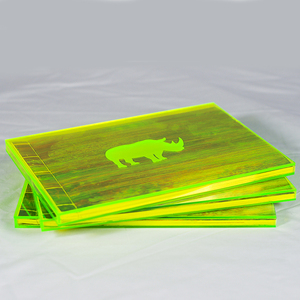 Tùy Chỉnh Neon Cuốn Sách Bìa Acrylic Plexiglass Cuốn Sách Slipcase Sách Tạp Chí Hộp - Product Image 5