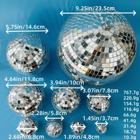 Boule Disco Géante Luxueuse Écologique de Haute Qualité, Mousse 10cm-100cm, Argent Noir Or Rose Vert Violet, Grande Taille, Très Vendue