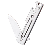 Couteau utilitaire pliable miniature en acier inoxydable portable, lame de 35 mm, garantie de 3 ans, pour une utilisation à domicile, en extérieur, en camping, personnalisation OEM