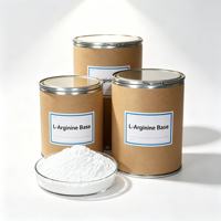 Extrait naturel d'acides aminés L-Arginine en poudre, haute pureté, ingrédient alimentaire, approvisionnement en vrac, OEM, marque privée