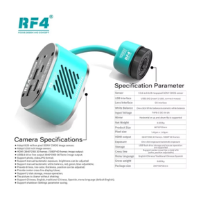 Rf4 RF-C39 Industriële 4K Hd Trinoculaire Stereo Microscoop Camera Thermische <span class=keywords><strong>Imager</strong></span> Voor Telefoon Solderen Pcb Moederbord Reparatie Tool - Product Image 6
