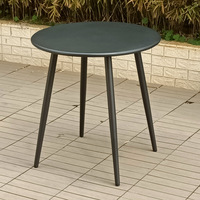 Table basse d'extérieur carrée et rectangulaire en fer forgé, style moderne et minimaliste, pour salons de thé et magasins de thé au lait, blanc et noir, usage commercial