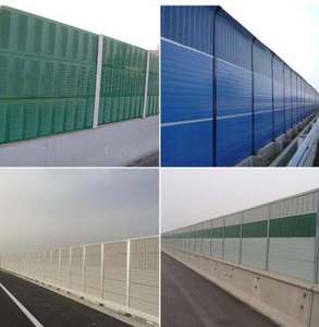 Barriera antirumore per autostrada personalizzata di fabbrica 2-4m di altezza barriera antirumore in acciaio di alluminio - Product Image 6