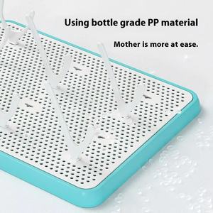 Égouttoir manuel <span class=keywords><strong>pour</strong></span> biberons, support <span class=keywords><strong>pour</strong></span> tétines, séchoir de rangement, sans BPA, en PP, <span class=keywords><strong>pour</strong></span> bébés de 1 à 2 ans, étagère de nettoyage - Product Image 4