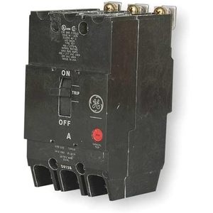 Disjoncteur General Electric 3 pôles 60 ampères 480V, type de montage enfichable Tev - Product Image 1