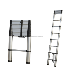 Échelle télescopique simple <span class=keywords><strong>en</strong></span> aluminium pliable de sécurité, prix d'usine, vente chaude, 3,2 m - Product Image 4