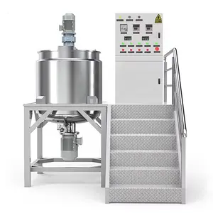 Industrial Stainless Steel High Shear Homogenizer Batch Processing Jacketed Tank Mixer