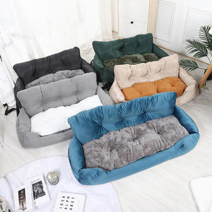 2025 Ultra yumuşak büyük ağır köpek araba arka koltuk yatak su geçirmez sıcak boy taşınabilir Pet yatak ayarlanabilir katlanabilir araba Polyester - Product Image 1