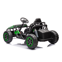 Kart électrique tout-terrain 24V haute performance pour enfants et adultes, kart à pédales robuste pour la plage, buggy de plage