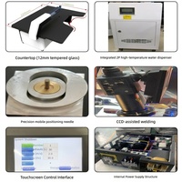 Machine de soudage au laser en acier inoxydable 500W, alimentation pulsée, laser portatif, garantie 1 an