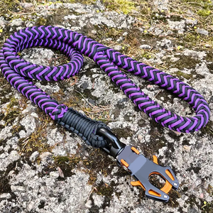 Laisse tissée à la main en macramé Laisse tissée à la main pour animaux de compagnie - Product Image 2