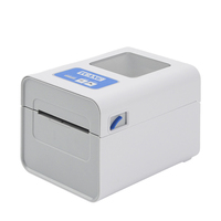 Imprimante d'étiquettes thermique rapide 200 mm/s, 3 pouces, avec prise en charge du rembobinage et de l'alimentation en papier inversé, idéale pour les entrepôts de vêtements