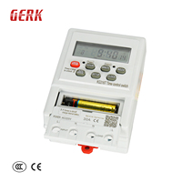 Interruptor Temporizador Digital Inteligente Programable de 220V 25A 30A, con Pantalla LCD Semanal de 7 Días, Mini Controlador de Tiempo a Pilas
