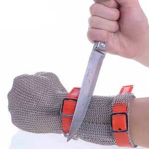 <span class=keywords><strong>Gants</strong></span> de protection en acier inoxydable à maillons, à bas prix, pour boucher et travaux de découpe - Product Image 1
