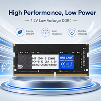 Module de mémoire RAM pour ordinateur portable RuiChu DDR4 8 Go 2133 MHz 2400 MHz 2666 MHz PC4-21300 SODIMM 260 broches pour mise à niveau de notebook, RAM stable