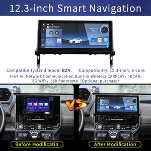 สำหรับ Toyota bZ4X 2022+ วิทยุติดรถยนต์ระบบ Android 14 ขนาด 12.3 นิ้ว รองรับ Wireless Carplay และ Android Auto พร้อมระบบนำทาง GPS หน้าจอสัมผัส IPS HD - Product Image 5
