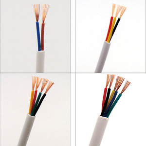 Fil gainé de chlorure de polyvinyle <span class=keywords><strong>2</strong></span>/<span class=keywords><strong>3</strong></span>/4/5 broches 14AWG 300/300V 1.5mm carré cuivre DC câbles d'alimentation électrique étendre blanc - Product Image 4