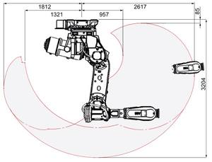机械臂IRB 6700工业机械臂6轴有效载荷码垛，带气动夹持器，用于搬运机器人码垛机 - Product Image 6