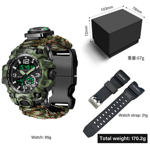 DFS10 Caqui Verde Camuflaje Vert Verde Negro Desierto Al Aire Libre 30ATM Relojes tácticos impermeables Resistente Durable Rescate Hombres Herramientas - Product Image 4
