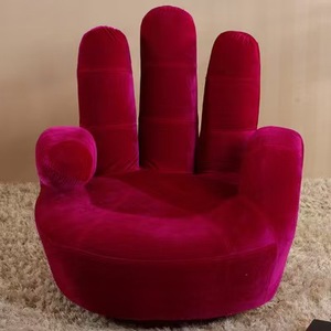 Sillón de Tela de Cinco Dedos: Sofá Individual Tipo Lazy Finger con Diseño Decorativo - Product Image 2