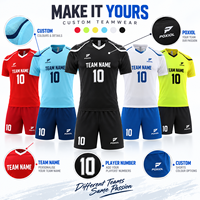 Tenues d'entraînement de football personnalisées multicolores, séchage rapide, respirantes, anti-humidité, transfert thermique, vêtements d'équipe personnalisés, Royaume-Uni