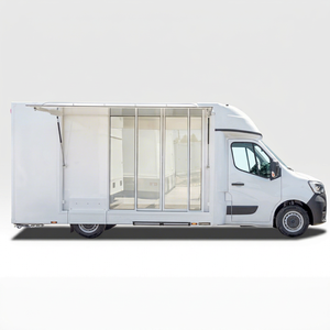 Compre Nuevos Camiones de Comida Móviles Motorizados de Acero Inoxidable de 4 Ruedas, Modelo 2026, con Garantía de 4 Años para Ventas al Aire Libre - Product Image 1