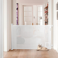 Barrière de sécurité pour bébé en maille PVC rétractable, extra haute et de longueur personnalisée, retour facile, barrière de sécurité pour bébé en maille rétractable