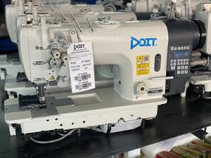 <b>Automatic</b> Double Needle Compound Feed Lockstitch <b>Sewing</b> <b>Machine</b> - Heavy Duty Industrial Grade - Product Image 3