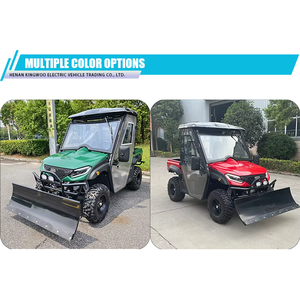 Véhicule <span class=keywords><strong>utilitaire</strong></span> 4x4 électrique UTV 2 places certifié EEC <span class=keywords><strong>Quad</strong></span> électrique à transmission automatique pour adultes avec chasse-neige - Product Image 6