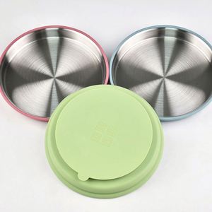 304 Stainless Steel Infant Dinner Plate Non-Toxic Non-Slip Food Grade Eco-Friendly Dishwasher Safe New - Product Image 4