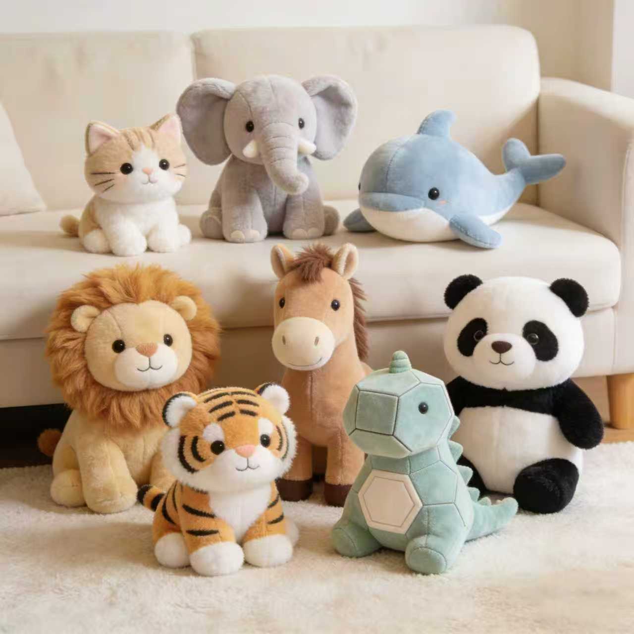 Custom Land Animal Plush Toys