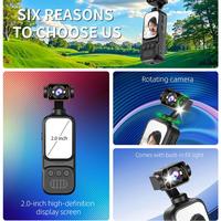 Cámara Deportiva ShooCam para Exteriores, Wifi, DV, 4K HD 270 °   Cámara de Rotación para Video, Cámara 4K para Grabación de Deportes de Acción y Vlogs al Aire Libre