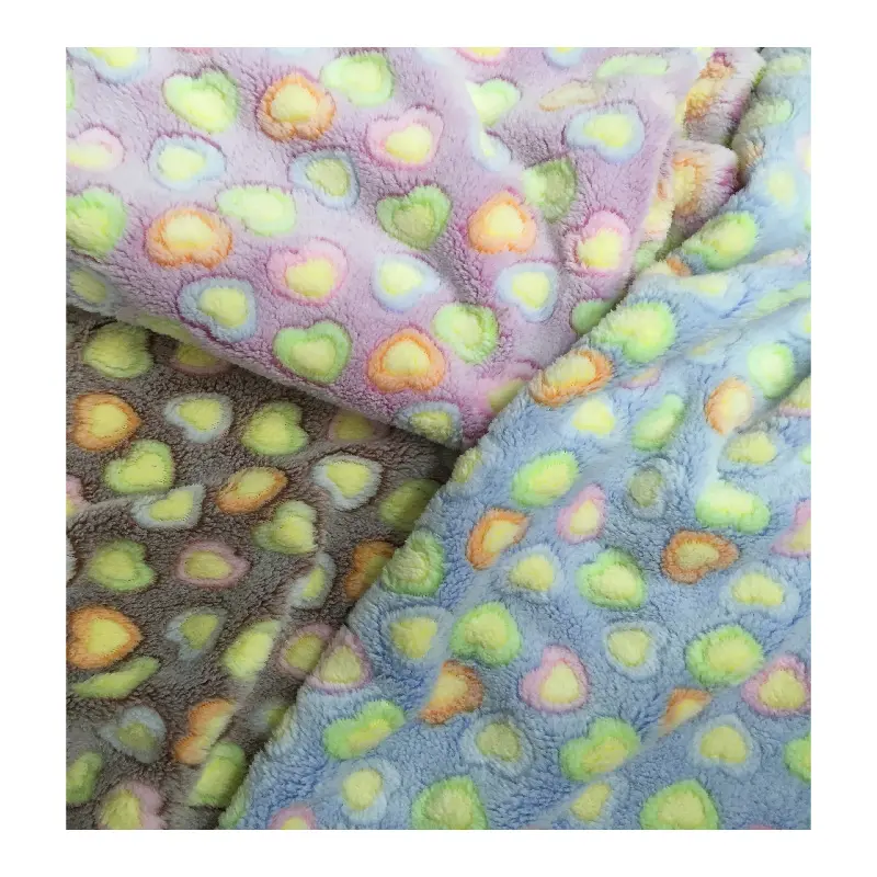 2023 new design super soft patterned coral fleece children's blanket fabric