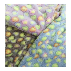 2023 novo design super macio padrão coral de lã, cobertor das crianças, tecido