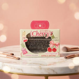 Extensions de cils artisanales personnalisées en gros, effet <span class=keywords><strong>3D</strong></span>, cils en grappe de vison synthétique segmentés, nouvelle collection, marque privée, Cils CC pour courbure - Product Image 4